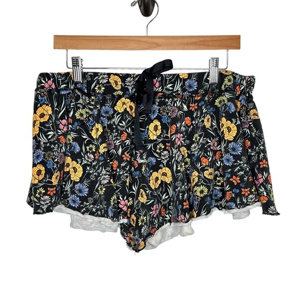 Intimately Free People Floral A Go-Go Swing Shorts Sz Medium Flowy Drawstring - Picture 3 of 10